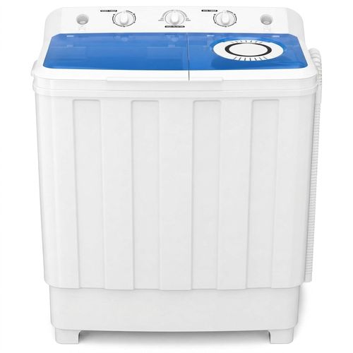 Zynkez 30 lb Twin Tub Washer, 18 lb Wash and 12 lb Spin